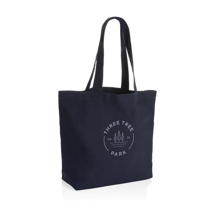 Impact Aware™ 240 gsm rcanvas shopper w/pocket undyed - hospitality