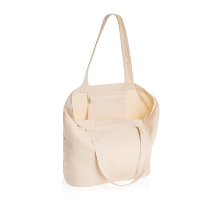 Impact Aware™ 240 gsm rcanvas shopper w/pocket undyed - hospitality