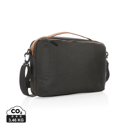 Impact AWARE™ 300D two tone deluxe 15.6" laptop bag - hospitality