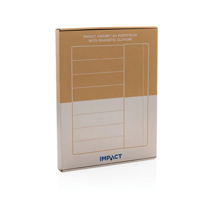 Impact Aware™ A4 portfolio with magnetic closure - hospitality