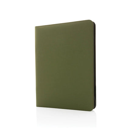 Impact Aware™ deluxe 300D tech portfolio with zipper - hospitality