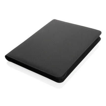 Impact Aware™ deluxe 300D tech portfolio with zipper - hospitality