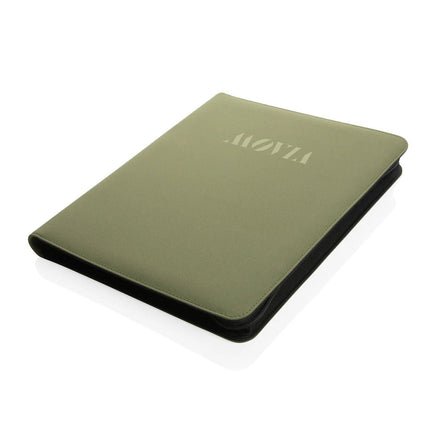 Impact Aware™ deluxe 300D tech portfolio with zipper - hospitality
