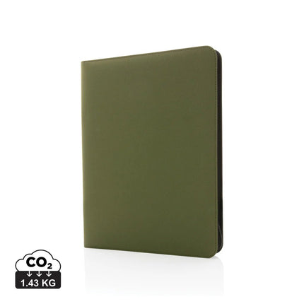Impact Aware™ deluxe 300D tech portfolio with zipper - hospitality
