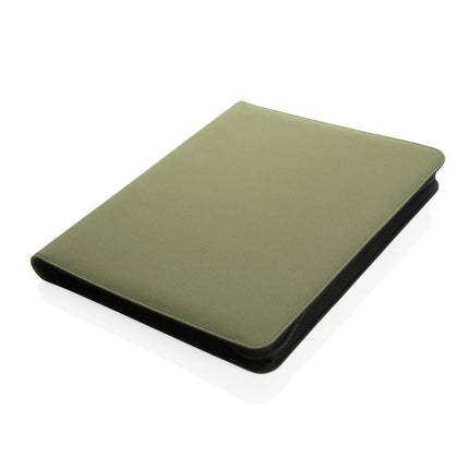 Impact Aware™ deluxe 300D tech portfolio with zipper - hospitality