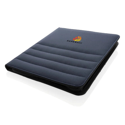 Impact AWARE™ RPET A4 portfolio with zipper - hospitality