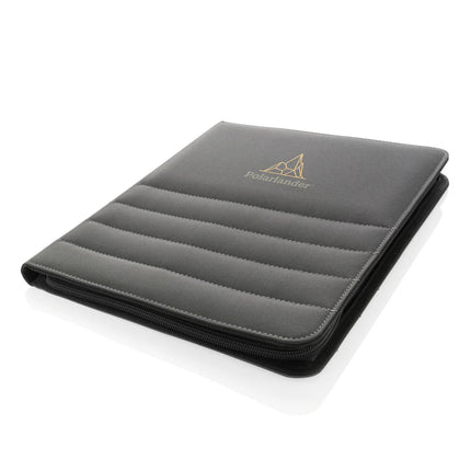 Impact AWARE™ RPET A4 portfolio with zipper - hospitality
