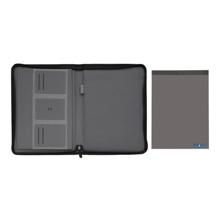 Impact AWARE™ RPET A4 portfolio with zipper - hospitality