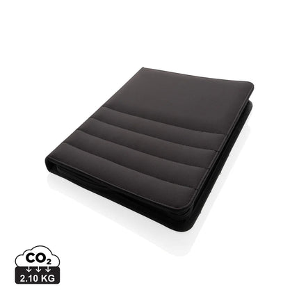 Impact AWARE™ RPET A4 portfolio with zipper - hospitality