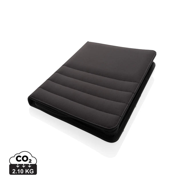 Impact AWARE™ RPET A4 portfolio with zipper - hospitality