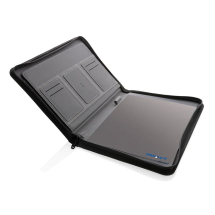 Impact AWARE™ RPET A4 portfolio with zipper - hospitality