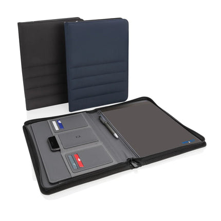 Impact AWARE™ RPET A4 portfolio with zipper - hospitality