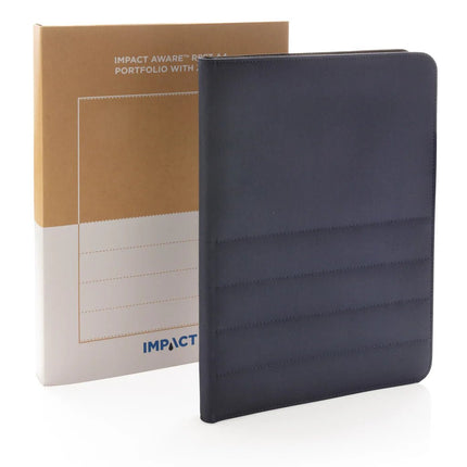 Impact AWARE™ RPET A4 portfolio with zipper - hospitality