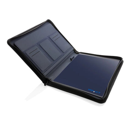 Impact AWARE™ RPET A4 portfolio with zipper - hospitality