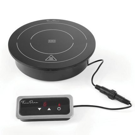 Induction heater with power regulator, 245x(H)68mm - hospitality
