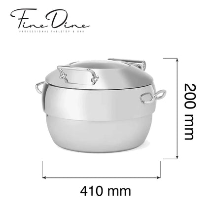 Induction warmer with Premium Glass GN 1/1 glass lid, 590x410x(h)200mm - hospitality