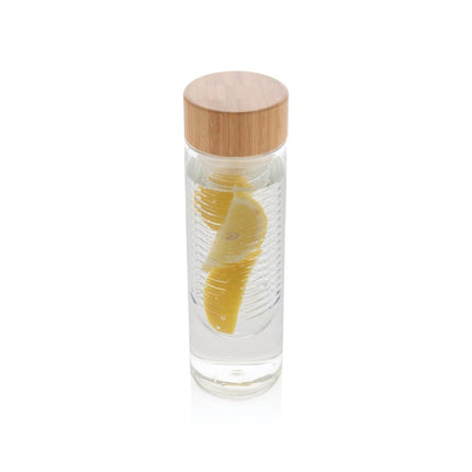 Infuser bottle with bamboo lid 640ml pack of 25 - hospitality
