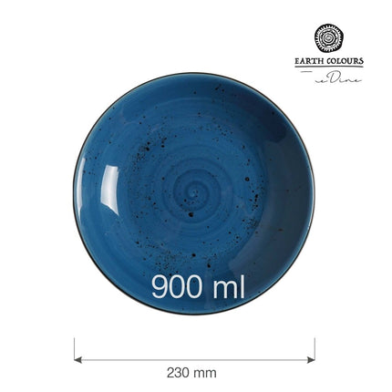 Iris deep coupe plate, 230mm - hospitality