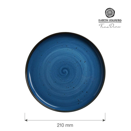 Iris high edge plate, 210mm - hospitality