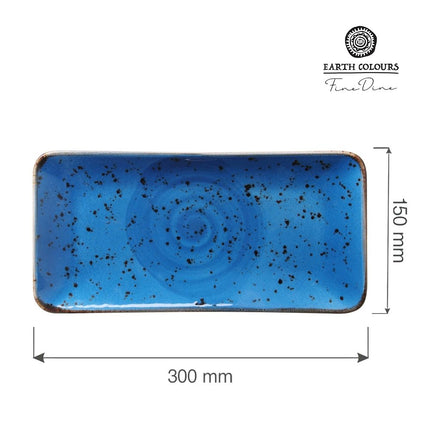 Iris rectangular plate, 300x150mm - hospitality
