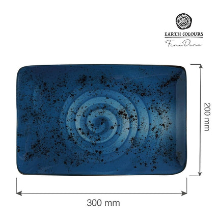 Iris rectangular plate, 300x200mm - hospitality
