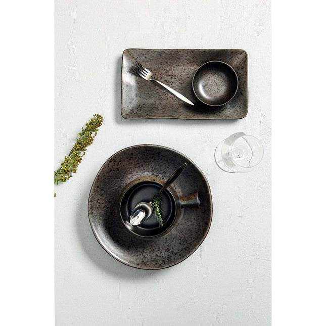 Ironstone Handled Bowl 140mm - hospitality