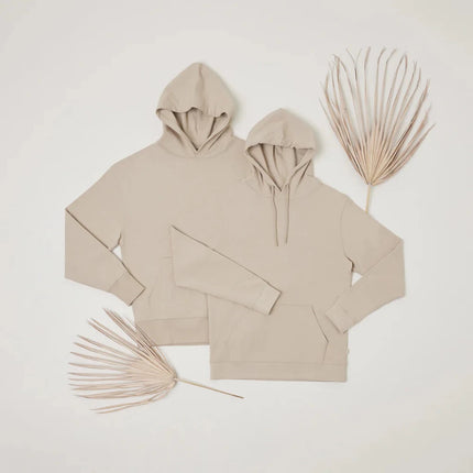 Jaspe recycled cotton hoodie - hospitality