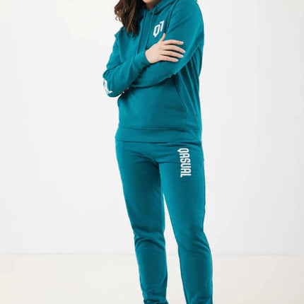Jaspe recycled cotton hoodie - hospitality