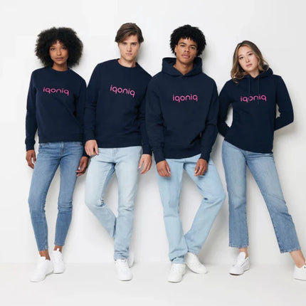 Jaspe recycled cotton hoodie - hospitality