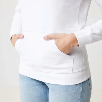 Jaspe recycled cotton hoodie - hospitality