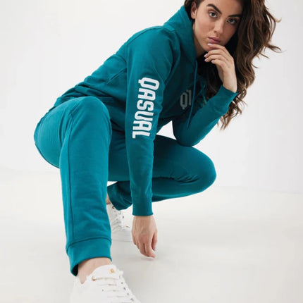 Jaspe recycled cotton hoodie - hospitality