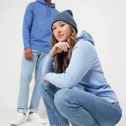 Jaspe recycled cotton hoodie - hospitality