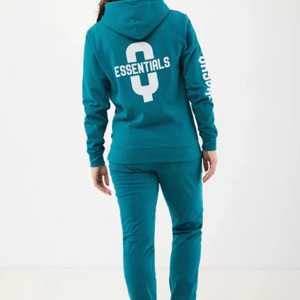 Jaspe recycled cotton hoodie - hospitality