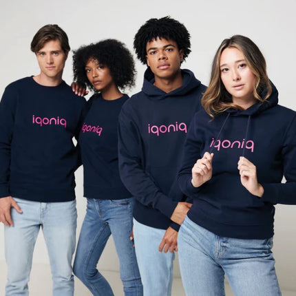Jaspe recycled cotton hoodie - hospitality