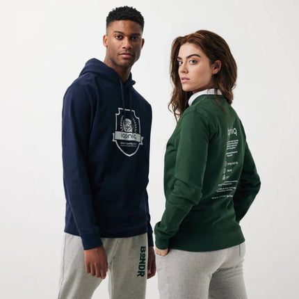 Jaspe recycled cotton hoodie - hospitality