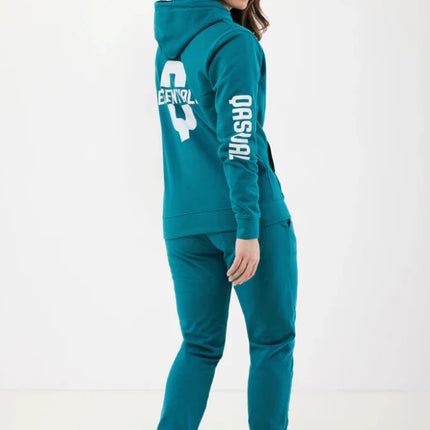 Jaspe recycled cotton hoodie - hospitality