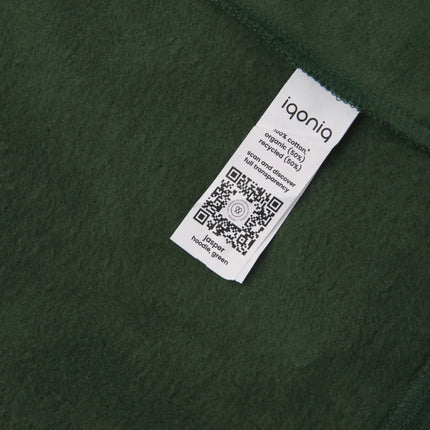 Jaspe recycled cotton hoodie - hospitality