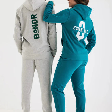 Jaspe recycled cotton hoodie - hospitality