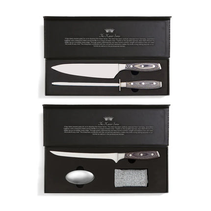 Kaiser Collection Honing Set In German Steel And Pakkawood - hospitality