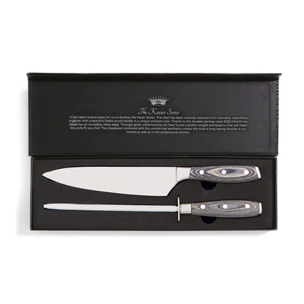Kaiser Collection Honing Set In German Steel And Pakkawood - hospitality