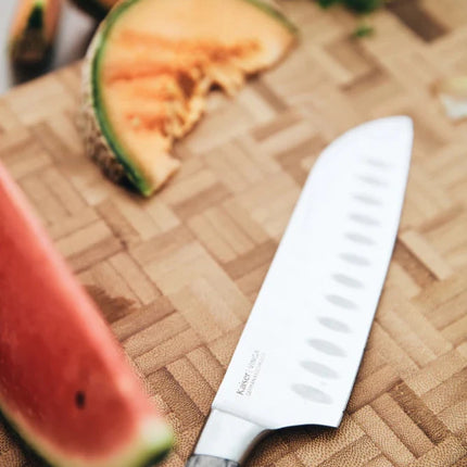 Kaiser Collection Santoku Knife German X50CrMoV15 Steel With Pakkawood Handle 14 Cm Blade Precision Craftsmanship - hospitality