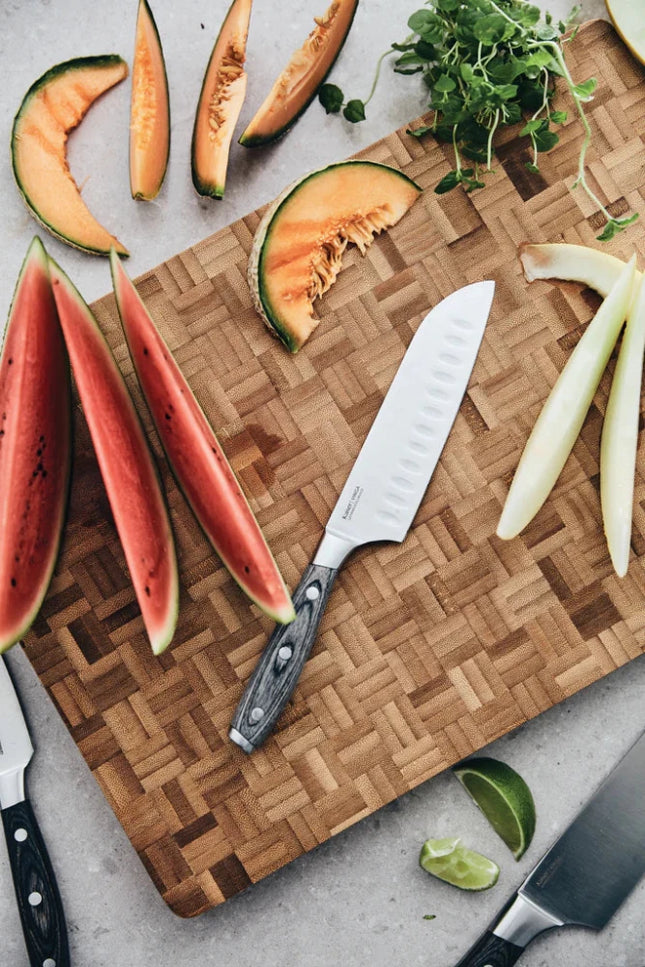 Kaiser Collection Santoku Knife German X50CrMoV15 Steel With Pakkawood Handle 14 Cm Blade Precision Craftsmanship - hospitality