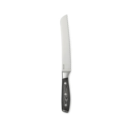 Kaiser X50CrMoV15 German Steel Bread Knife With Pakkawood Handle Lux Collection Edition - hospitality