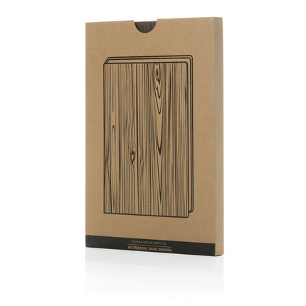 Kavana wood print A5 notebook - hospitality