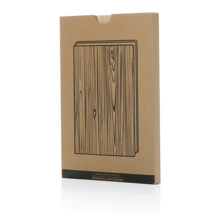 Kavana wood print A5 notebook - hospitality