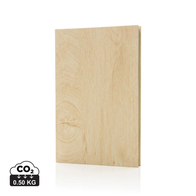 Kavana wood print A5 notebook - hospitality