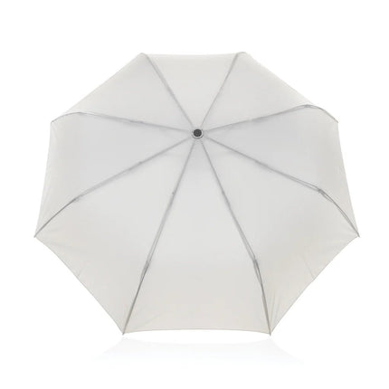 Kaycey 21" AWARE™ RPET Acacia wood mini auto open umbrella - hospitality