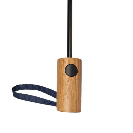 Kaycey 21" AWARE™ RPET Acacia wood mini auto open umbrella - hospitality