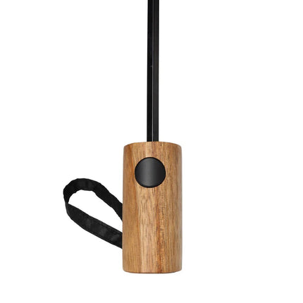 Kaycey 21" AWARE™ RPET Acacia wood mini auto open umbrella - hospitality