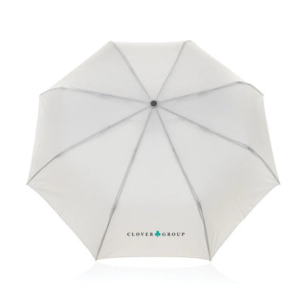 Kaycey 21" AWARE™ RPET Acacia wood mini auto open umbrella - hospitality